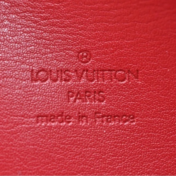 Louis Vuitton Vernis Bedford Hand Bag Purse Red Satchel Authentic - Picture 5 of 17